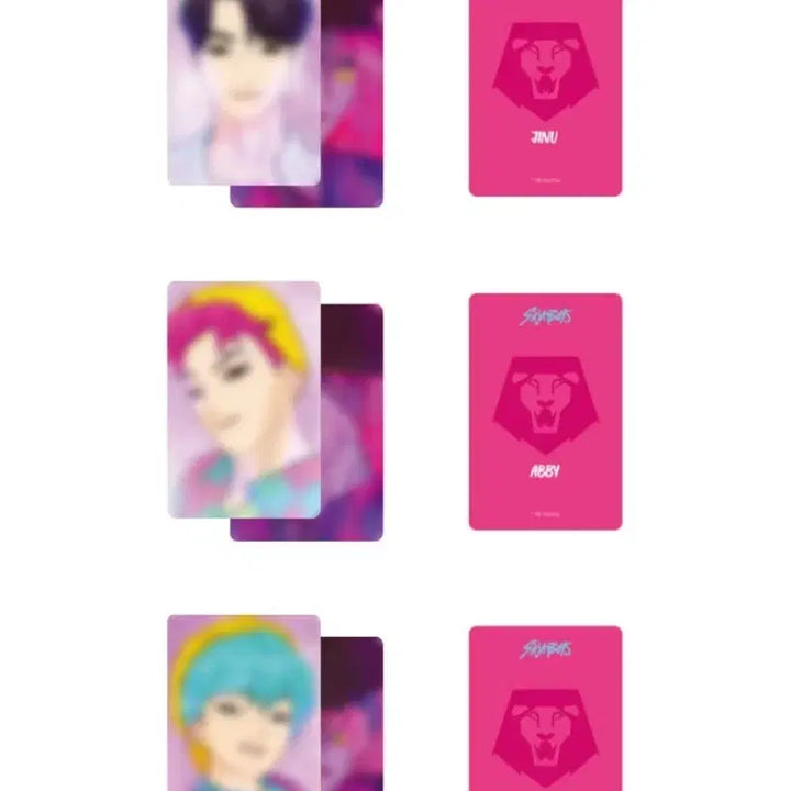 [BUNJANG] KDX Hunter x Hunter Lenticular Photocard Set (2 Types) / 공식굿즈)케데헌 헌트릭스,사자보이즈 렌티큘러 포토카드 세트 2종 정가양도