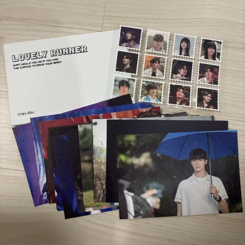 [BUNJANG] Lovely Runner Postcard Sticker Set / 선재 업고 튀어 굿즈 엽서 스티커