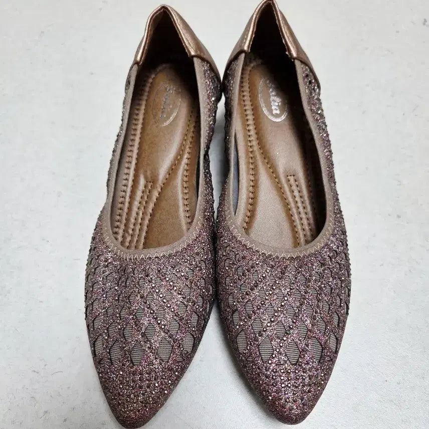 [BUNJANG] Glitter Mesh Heels / 245)글리터 매쉬 구두