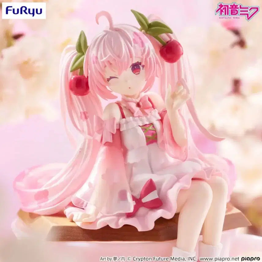 [BUNJANG] Sakura Miku 2025 Noodle Stopper Figure / 2025 사쿠라 미쿠 누들 스토퍼