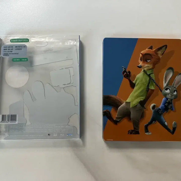 [BUNJANG] Zootopia Limited Edition Blu-ray Steelbook Combo Pack (2 Disc: 3D+2D) / [한정판] 주토피아 : 블루레이 스틸북 콤보팩 (2disc: 3D+2D)
