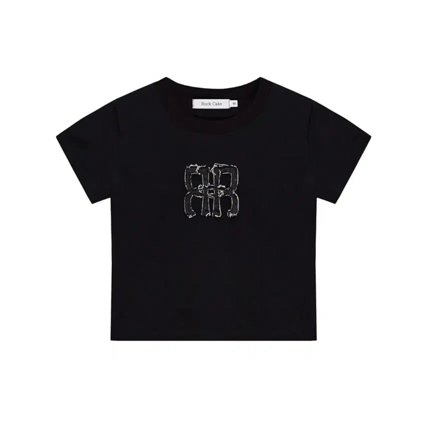 [BUNJANG] Lockeicke Square Logo Denim Top S / 락케이크 상의