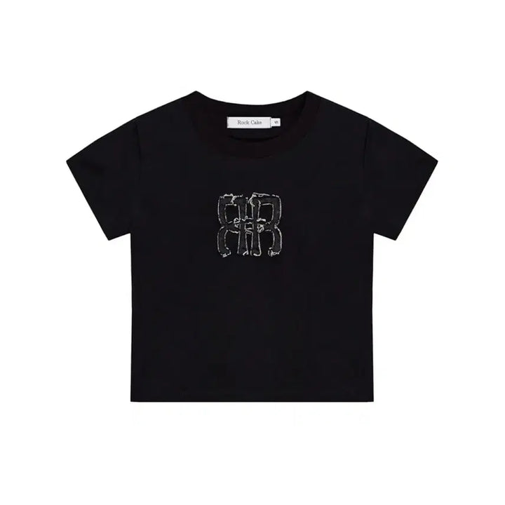 [BUNJANG] Lockeicke Square Logo Denim Top S / 락케이크 상의