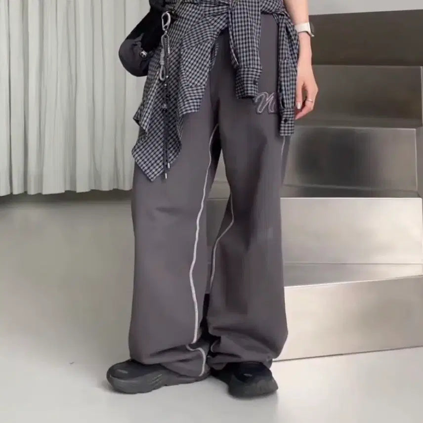 [BUNJANG] Nominnical Sweatpants L / 노미니컬 스웻팬츠   헤더먼트 글로니 리본빛 헤이그