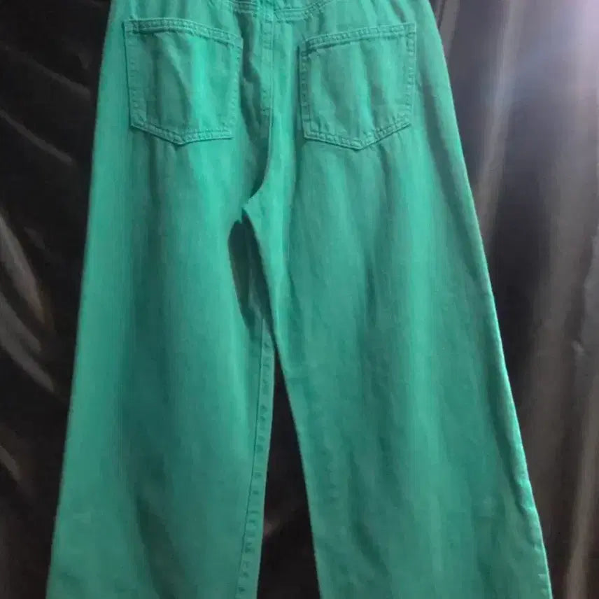 [BUNJANG] Plastic Island Wide Leg Denim Pants / 플라스틱아일랜드 와이드 데님 팬츠