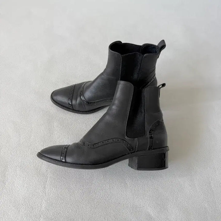 [BUNJANG] Massimo Dutti Leather Chelsea Boots EU37 / [EU37]마시모두띠(Massimo Dutti) 레더 첼시부츠(SPAIN