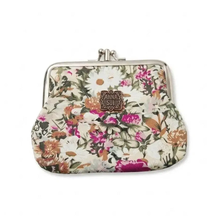 [BUNJANG] Anna Sui Flower Pattern Coin Purse / 마지막 할인]안나수이 플라워 패턴 동전 지갑/빈티지 지갑