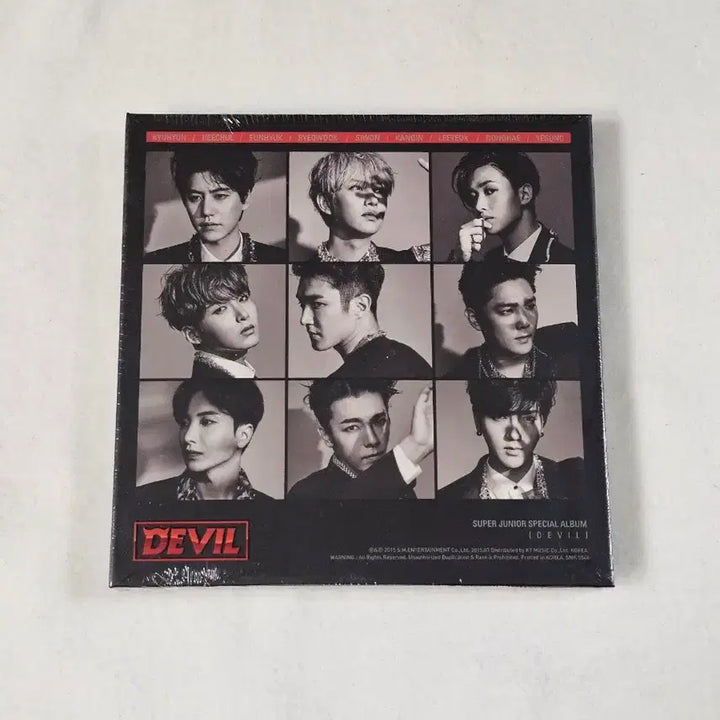 [BUNJANG] Super Junior Devil Album (Sealed) / 미개봉) 슈퍼주니어 데빌 앨범 양도 합니다