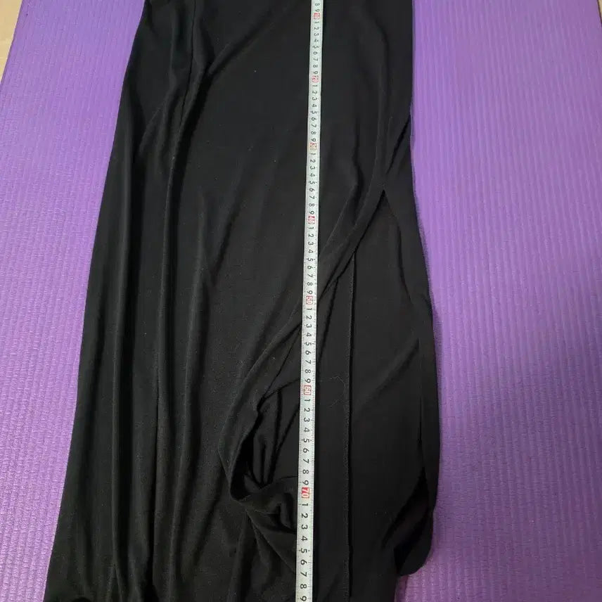 [BUNJANG] Black Side Slit Skirt / 블랙 옆트임 스커트