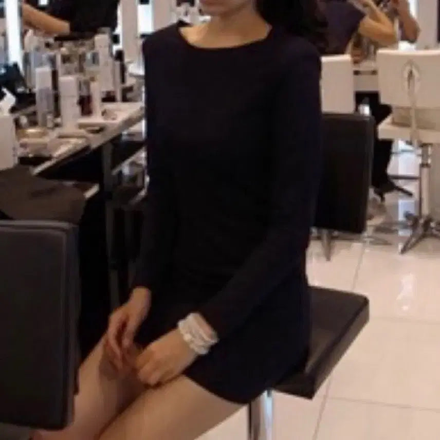 [BUNJANG] Navy Zipper Dress (Size S) / 지퍼 원피스