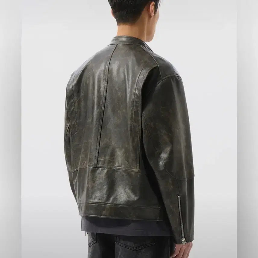 [BUNJANG] Customellow Goat Leather Rider Jacket / 커스텀멜로우 라이더 가죽자켓