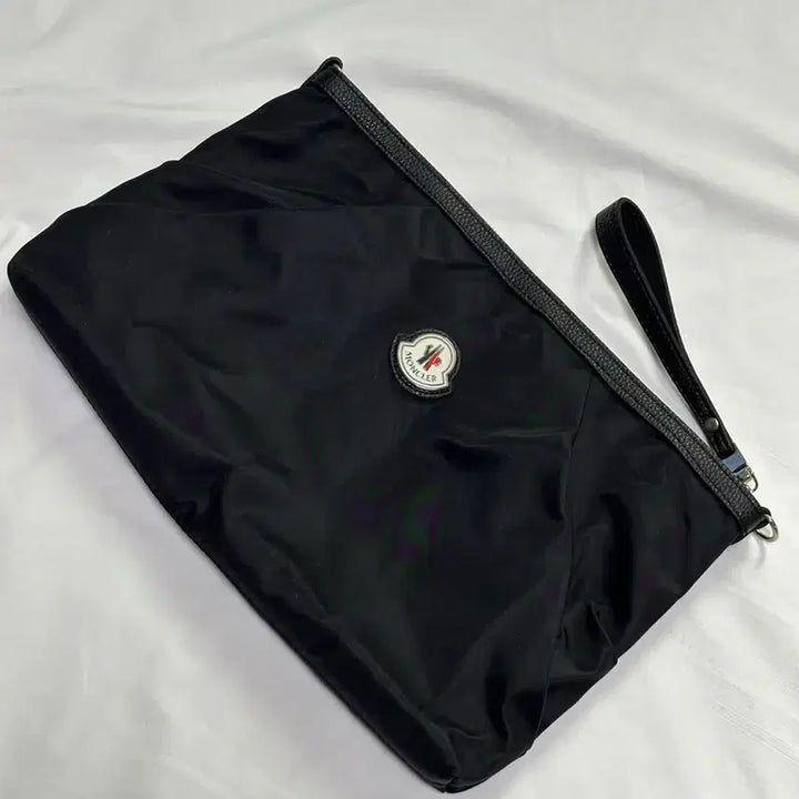 [BUNJANG] Black Nylon Clutch Bag / 블랙 클러치백
