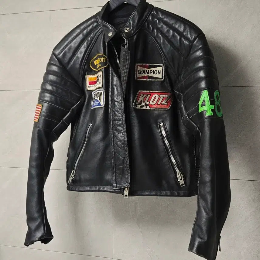 [BUNJANG] Vanson TC Patch Rider Jacket Size 40 / VANSON 밴슨 TC 와펜 라이더 자켓 40사이즈