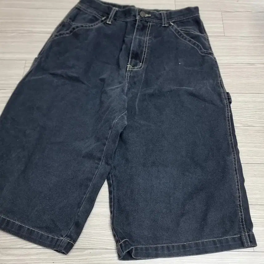 [BUNJANG] Harley-Davidson Blue Denim Shorts / 할리데이비슨 블루 데님 반바지 여성이나 아동(실측)