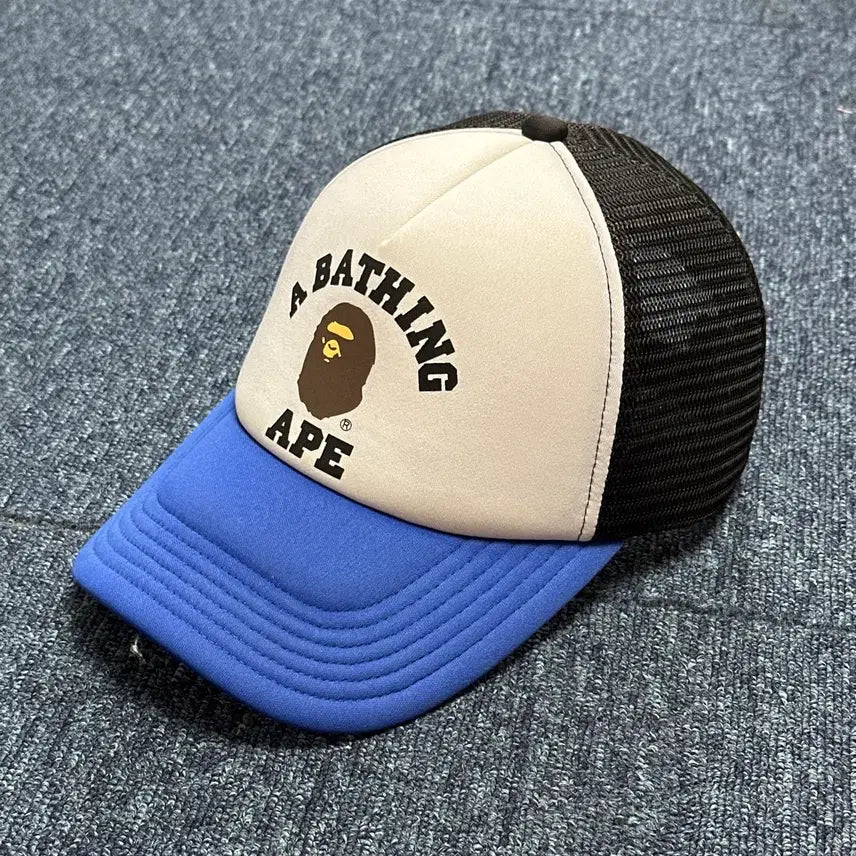 [BUNJANG] BAPE College Mesh Cap / 베이프 컬리지 메쉬캡