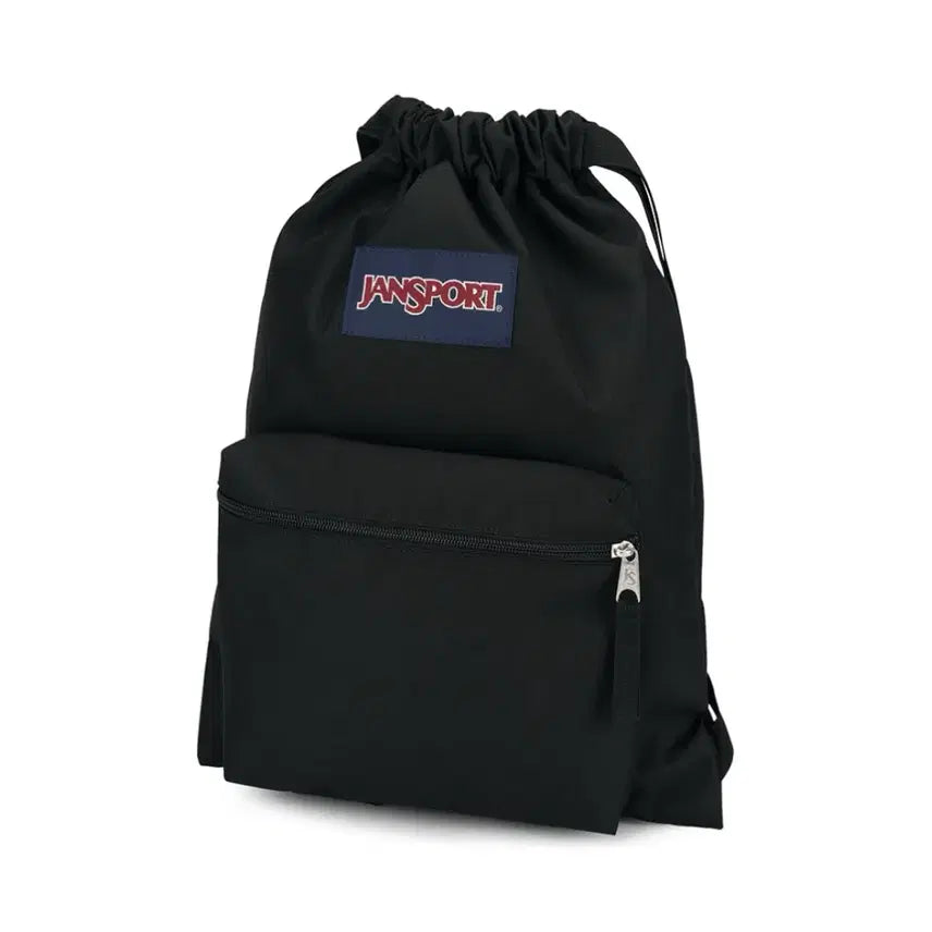 [BUNJANG] JanSport Drawstring Bag Black / 잔스포츠 드로우백 블랙