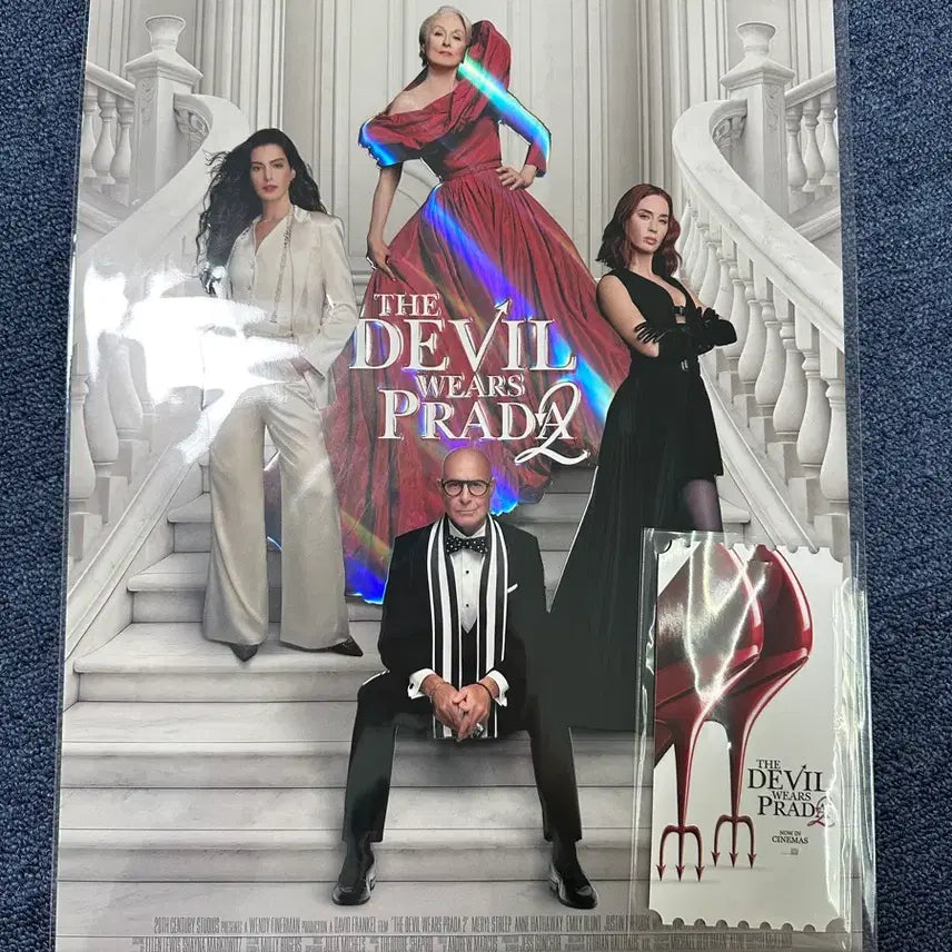 [BUNJANG] The Devil Wears Prada 2 Ticket + Dolby Poster Bundle Set / 일괄) 악마는 프라다를 입는다2 오티 + 돌비 포스터