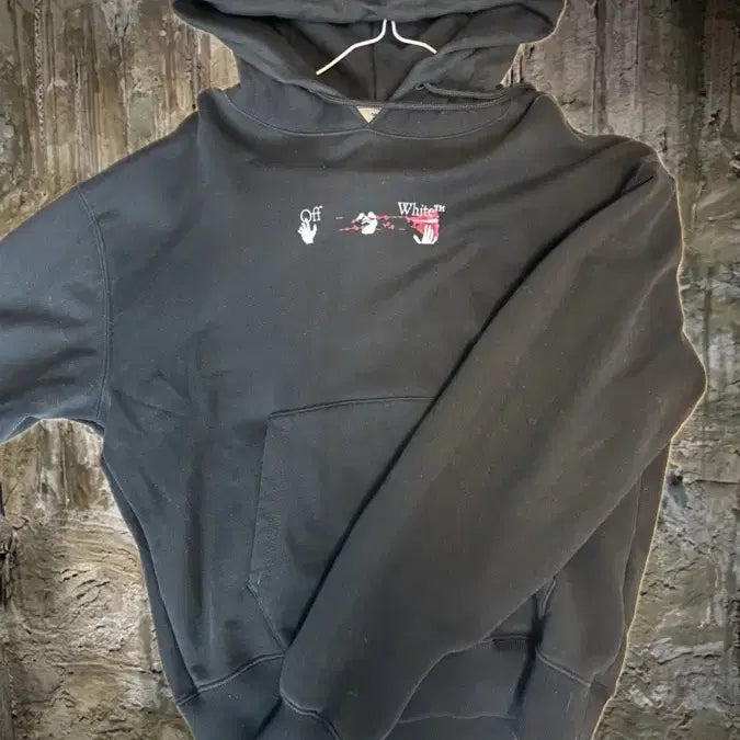 [BUNJANG] Off-White Logo Hoodie / 오프화이트 후드티