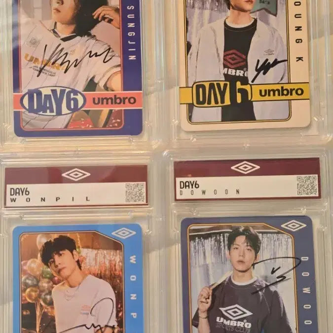 [BUNJANG] Day6 Umbro Autographed Photocard / 데이식스 엄브로 친필 싸인포카