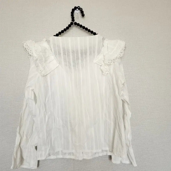 [BUNJANG] White Lace Blouse / 레이스 블라우스 화이트