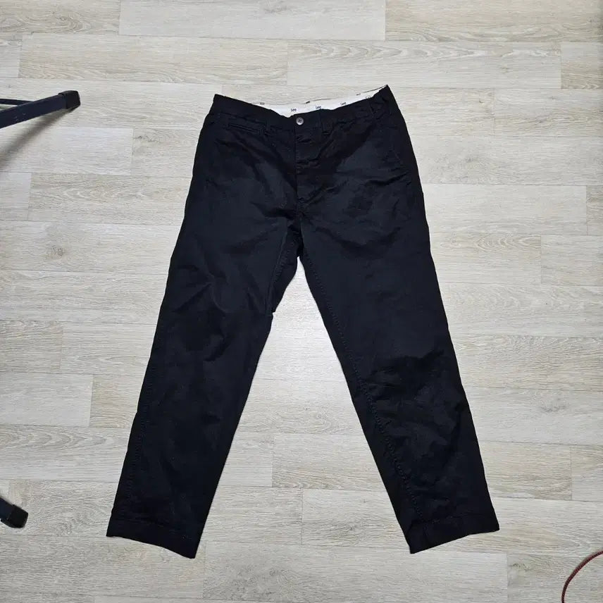 [BUNJANG] Lee Black Cotton Pants / Lee 검정색 면바지