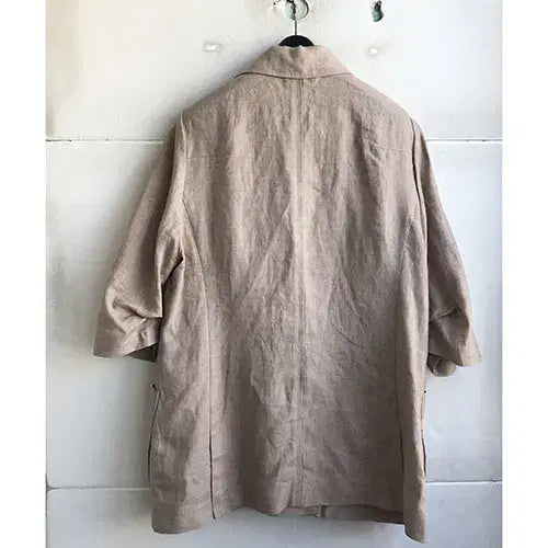 [BUNJANG] DANIELLE ESTHÉ 100% Linen 7.8 Sleeve Jacket Beige / 다니엘에스떼 정품/2021-77/새제품
