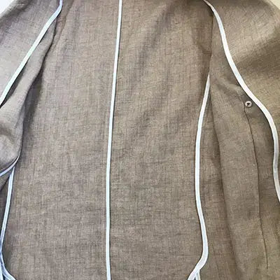 [BUNJANG] DANIELLE ESTHÉ 100% Linen 7.8 Sleeve Jacket Beige / 다니엘에스떼 정품/2021-77/새제품