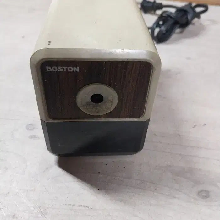 [BUNJANG] 1970s Boston Electric Pencil Sharpener / 1970 미제 보스톤 전동 연필깎이/정상 및 다운 트랜스 필수