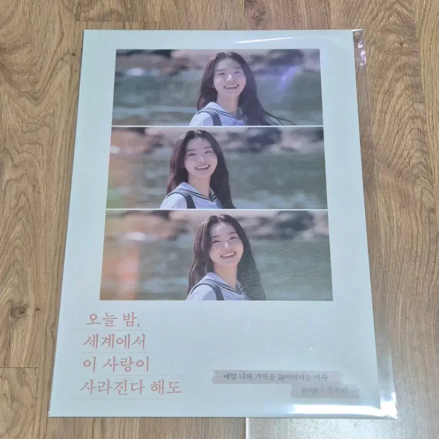 [BUNJANG] Cynthia Character A3 Poster / <오늘밤, 세계에서 이 사랑이 사라진다 해도> 오세이사 신시아 포스터
