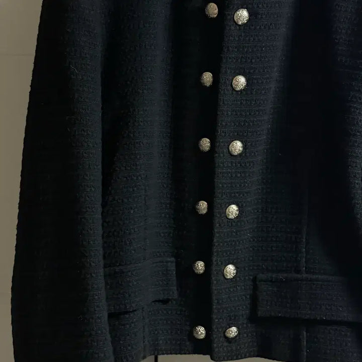 [BUNJANG] Sellen Lyon Tweed Jacket Black / 셀리앤리옹 트위드 자켓 flat