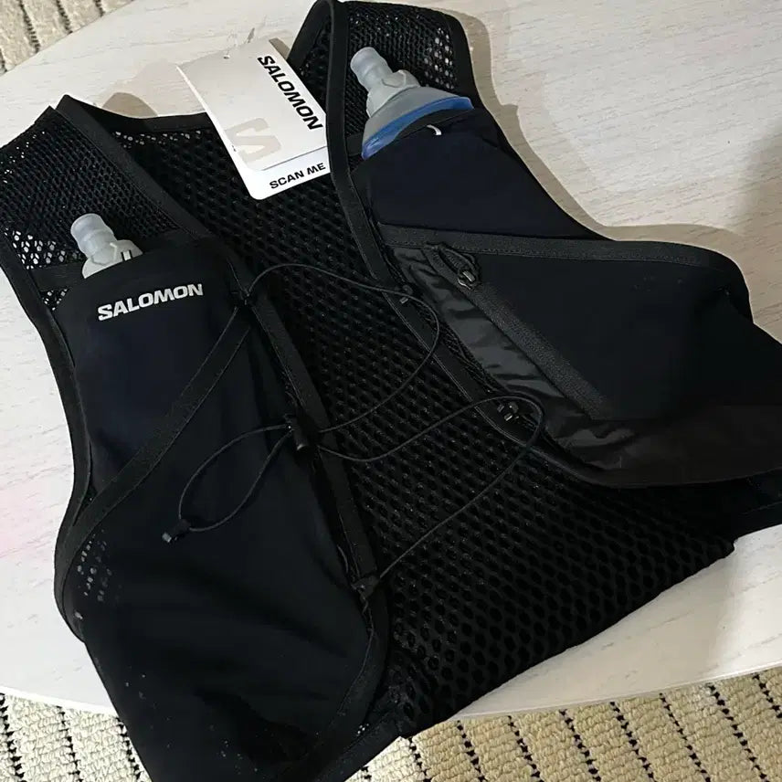 [BUNJANG] Salomon Active Skin 4 Vest Black / 살로몬 액티브 스킨 4 블랙 러닝 조끼[예약]