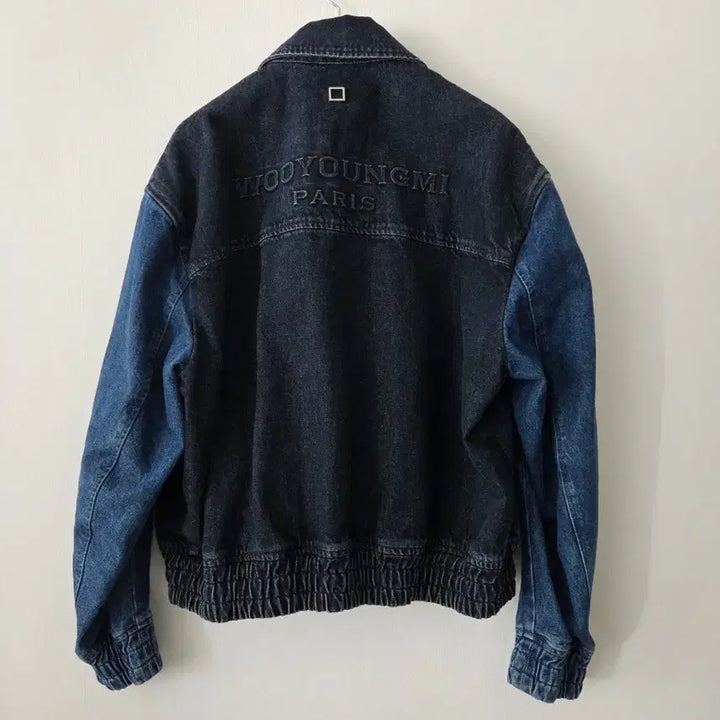 [BUNJANG] Wooyoungmi 23SS Denim Varsity Jacket / 우영미 23ss 데님 바시티 48