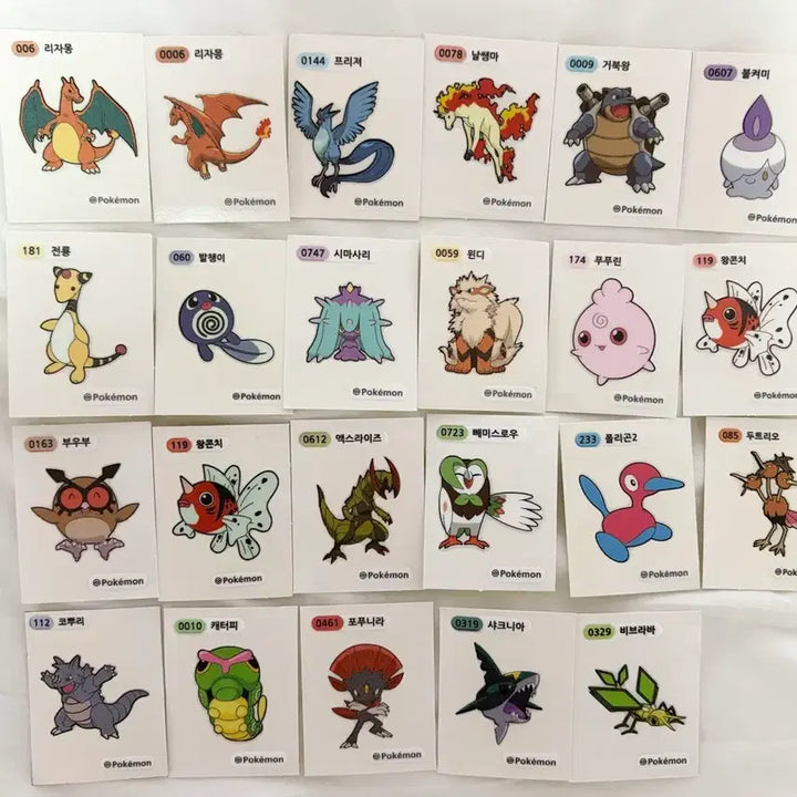 [BUNJANG] Pokemon Sticker Bundle / 포켓몬 띠부씰 일괄 판매