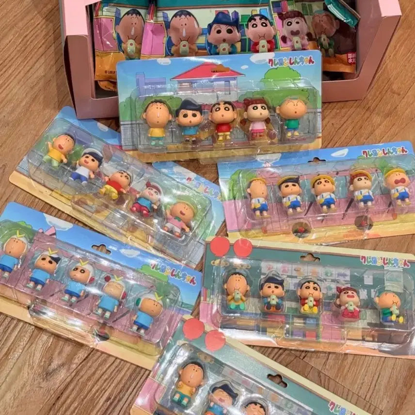 [BUNJANG] Crayon Shin-chan 5-Member Figurines / 짱구 5인조 랜덤피규어 확정 판매합니다