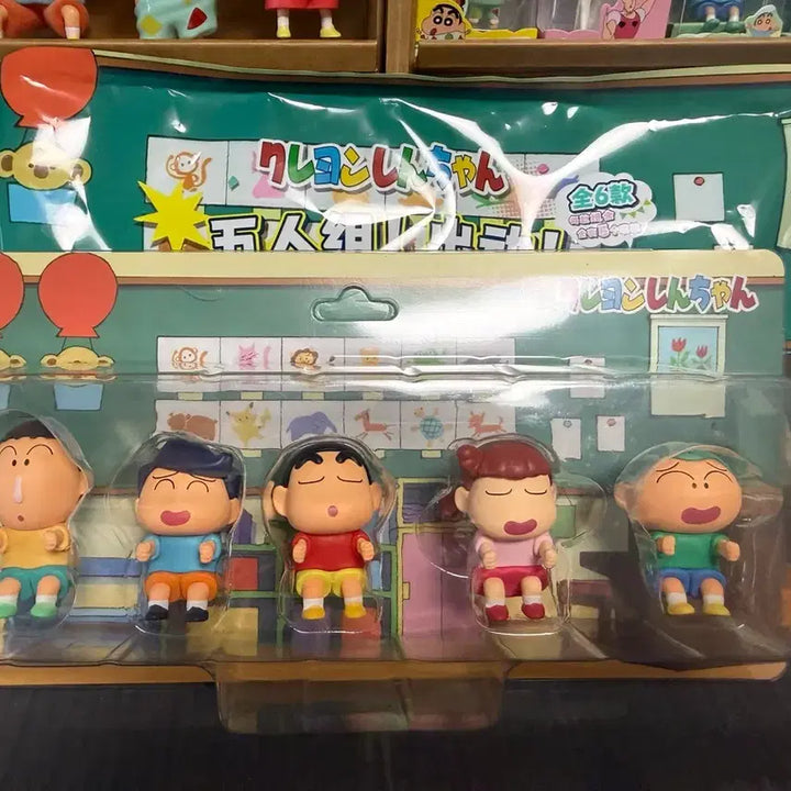 [BUNJANG] Crayon Shin-chan 5-Member Figurines / 짱구 5인조 랜덤피규어 확정 판매합니다