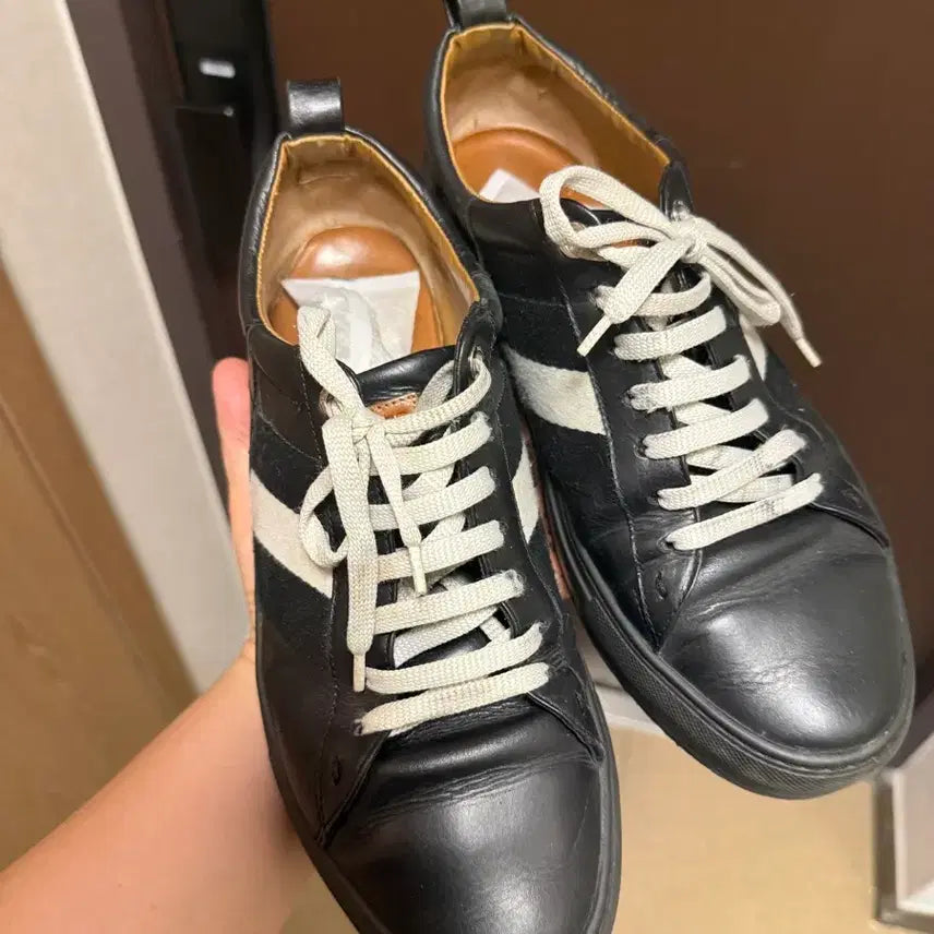 [BUNJANG] Bally Leather Sneakers / 발리 가죽 스니커즈