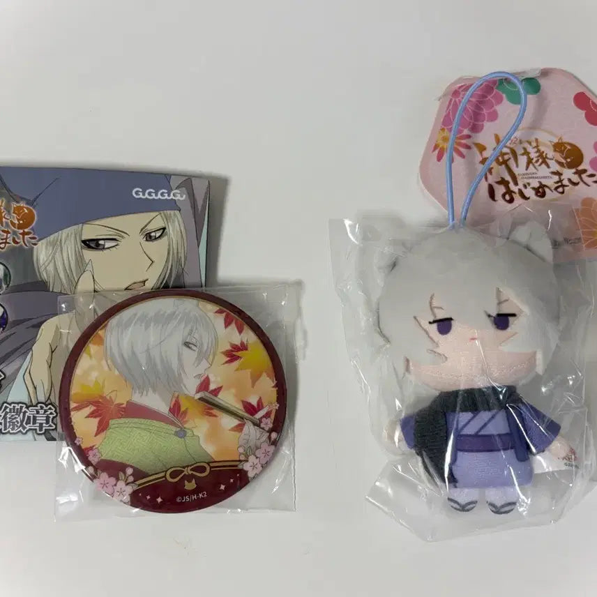 [BUNJANG] Kamisama Kiss Tomoe Doll &amp; Badges Bundle Set / 토모에 오늘부터신령님 오신령 인형,뱃지 일괄 판매