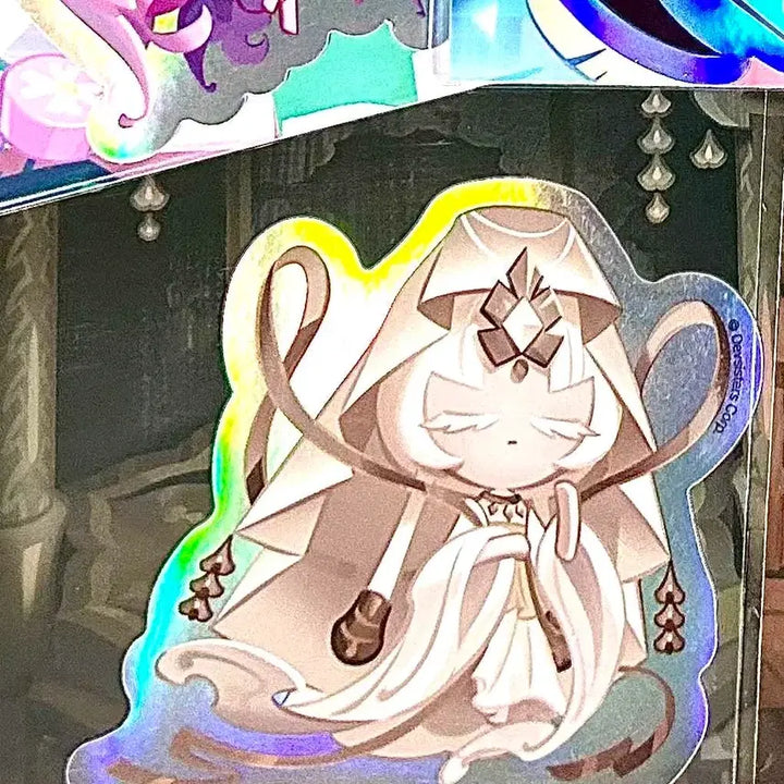 [BUNJANG] Cookierun Kingdom Mystic Flower Hologram Sticker / [ 단종 ] 쿠키런 킹덤 미스틱플라워 홀로그램 스티커 미플