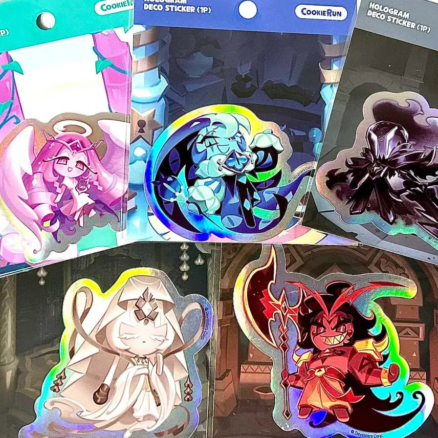 [BUNJANG] Cookierun Kingdom Mystic Flower Hologram Sticker / [ 단종 ] 쿠키런 킹덤 미스틱플라워 홀로그램 스티커 미플