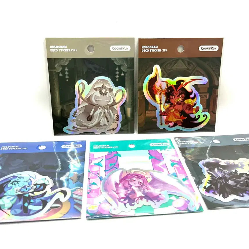 [BUNJANG] Cookierun Kingdom Mystic Flower Hologram Sticker / [ 단종 ] 쿠키런 킹덤 미스틱플라워 홀로그램 스티커 미플