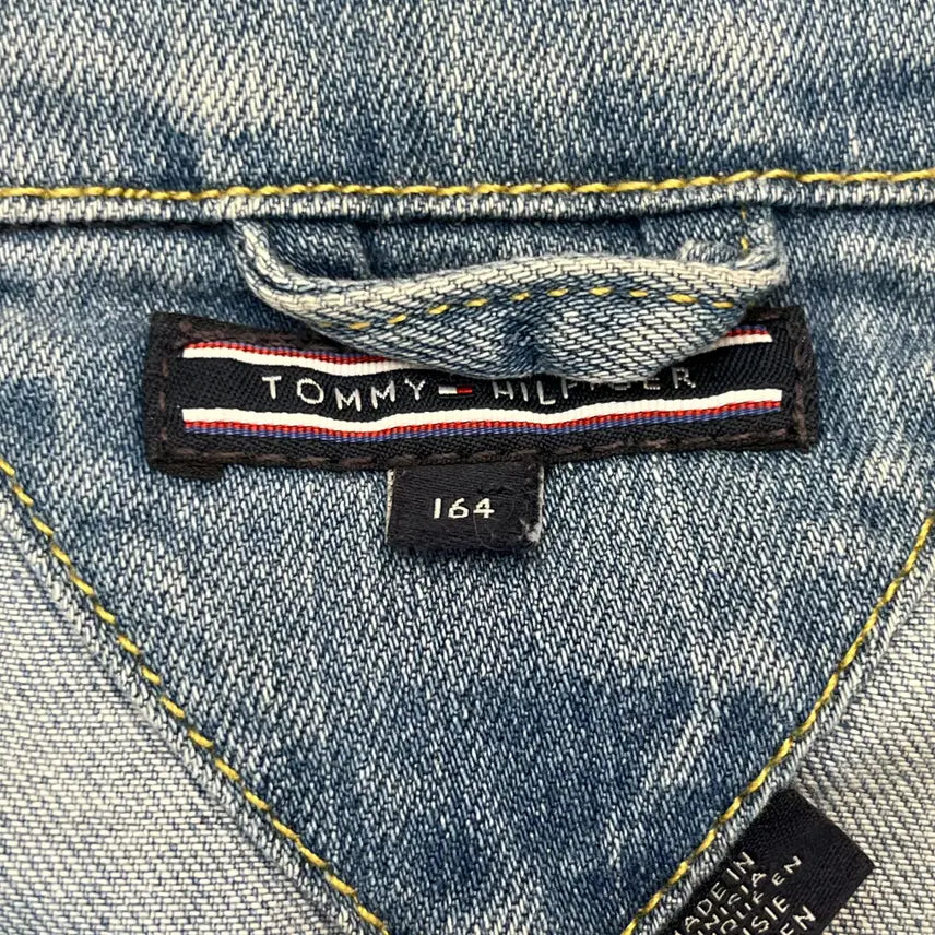 [BUNJANG] Tommy Hilfiger Cropped Denim Jacket (Size 164) / 타미힐피거 크롭 데님 청자켓 (164)