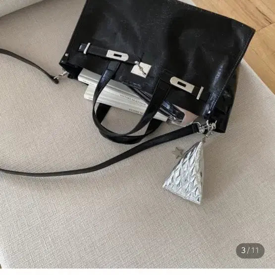 [BUNJANG] Blanc Genuine Leather Scrap Bag Shoulder Bag / 블랑 소가죽 스크랩백 숄더백 거의 새거 한번 사용!