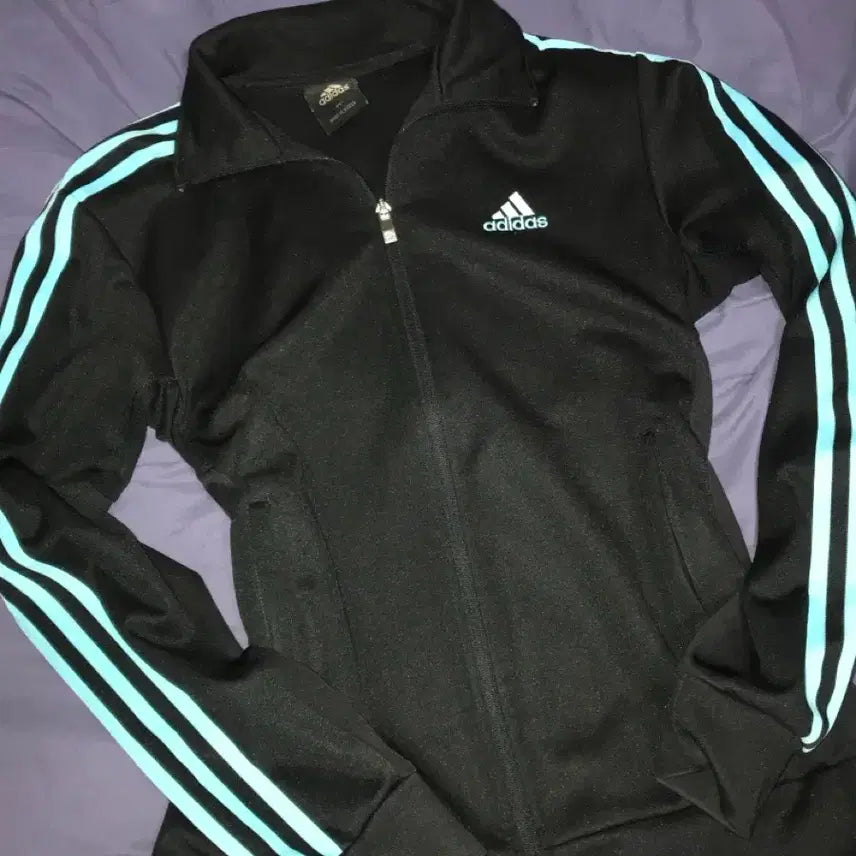 [BUNJANG] Adidas Track Jacket Blue Black / (금요일까지 이 가격) 아디다스 져지 집업 블루 블랙