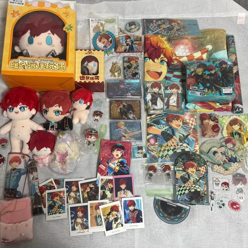 [BUNJANG] Ensemble Stars! Amiya Hiroshi Merchandise Bundle Set / 탈덕처분 앙상블 스타즈 아마기 히이로 굿즈 대량 일괄 아마기 곰누이 포함
