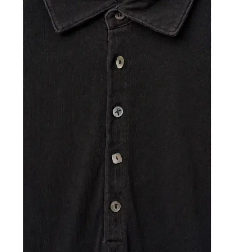 [BUNJANG] HAECHINGROOM 4B Polo Tee Bleached Black / 해칭룸 4B polo tee bleached black(4,L)