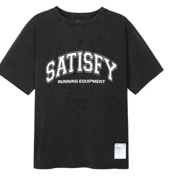 [BUNJANG] Satisfy Mostech T-Shirt Black / 새티스파이 모스테크 티셔츠 에이즈즈 블랙