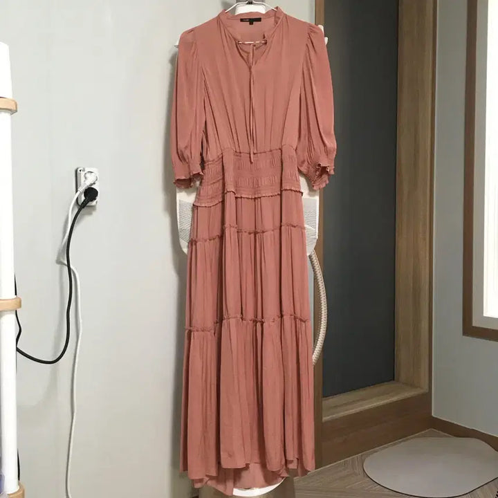 [BUNJANG] MAJE Frilled Lace Long Dress / MAJE 마쥬 22 프릴 레이스 롱 원피스 (44)