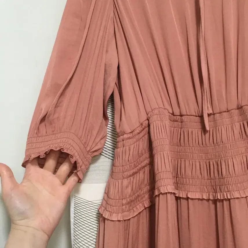 [BUNJANG] MAJE Frilled Lace Long Dress / MAJE 마쥬 22 프릴 레이스 롱 원피스 (44)