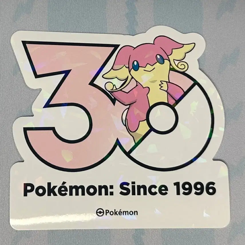 [BUNJANG] Pokemon 30th Anniversary Logo Sticker / [포켓몬 30주년 기념 로고 스티커]다부니