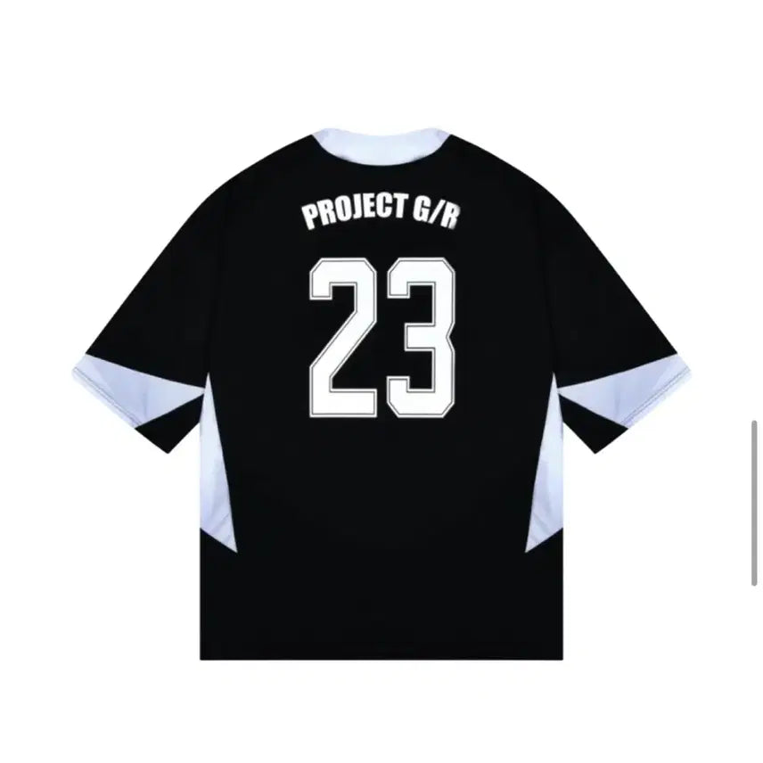 [BUNJANG] Project G/R Oversized Football Jersey Black / [2]프로젝트G/R 오버사이즈 풋볼 저지 블랙